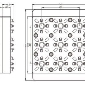 Erowa compatible 9 in 1 Tiny Pneumatic Chuck