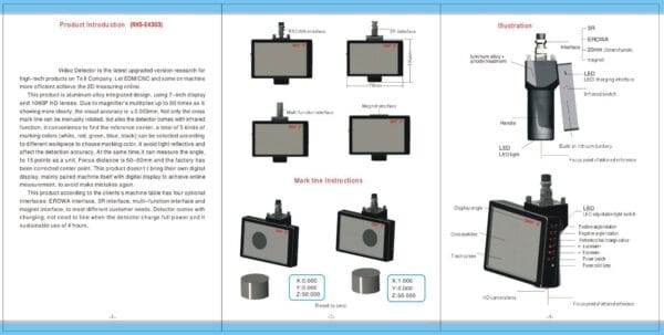 Erowa Compatible 7 inch camera detector