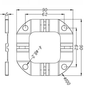 Erowa Centering plate G Inox ER-036658 Compatible - Image 4