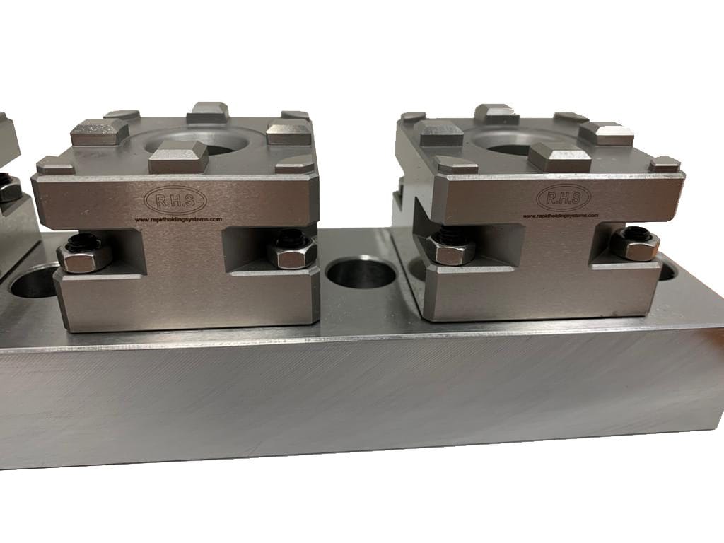 System 3R Macro Compatible 2" Square Precision 4 in 1 Manual Chuck Rail