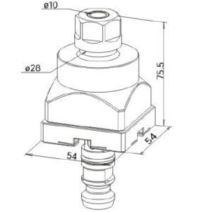 System 3R 3R-659.16-P Macro Collet Holder Compatible for ER16 Collets - Image 6