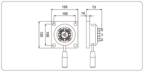System 3R OEM 3R-460.37 Manual chuck MacroCombi