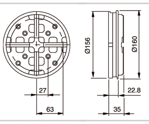 System 3R OEM 3R-681.51-SA Pallet 156 mm MacroMagnum