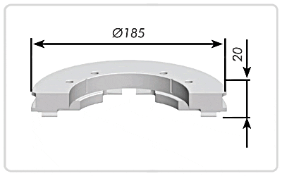 System 3R OEM 3R-691.1-185 Pallet Matrix 185