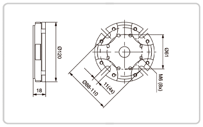 System 3R OEM 3R-A11489 Adapter Plate EDM Rams