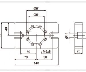 System 3R OEM 3R-A19724 Adapter plate