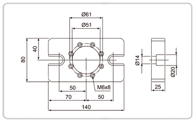 System 3R OEM 3R-A19724 Adapter plate