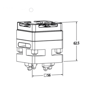 Macro Chuck System 3R to Erowa ITS Adapter