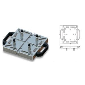 EROWA COMPATIBLE ER-036345 Heavy Duty Pneumatic Chuck base