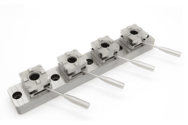 System 3R Macro Compatible Multi Four Chuck System Rail