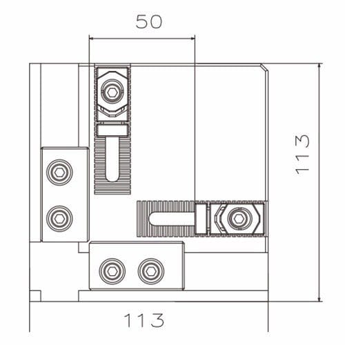 RHS709WEDM - 20*50mm Tiny Component Clamping Tool