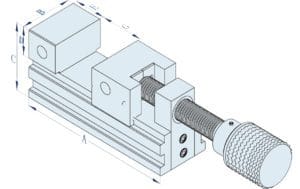 Electrode EDM Vise rhsvice679