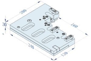 EDM machine Clamp Bench vise - RHS-W5934