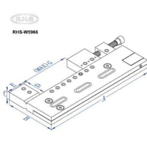 Wirecut EDM Manual Adjustable Precision Vise