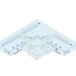 RHS Wire EDM Clamp machine square vise