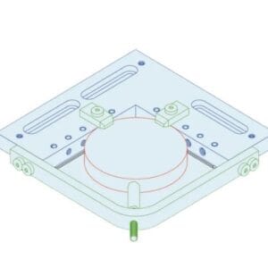 RHS Wire EDM Clamp machine square vise