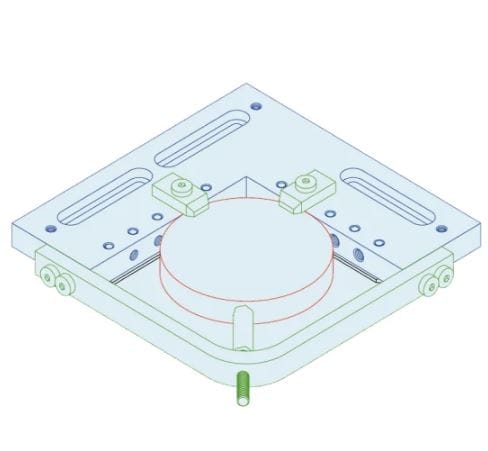 RHS Wire EDM Clamp machine square vise