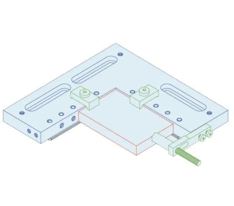 RHS Wire EDM Clamp machine square vise