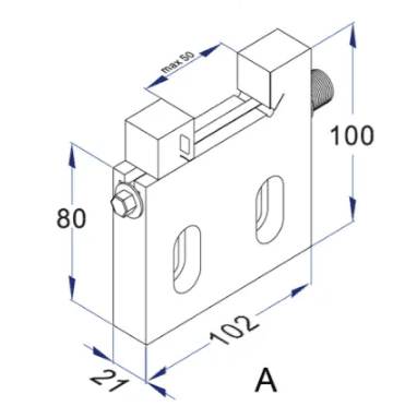 RHS- Wire EDM Clamp machine vise RHS-W5997
