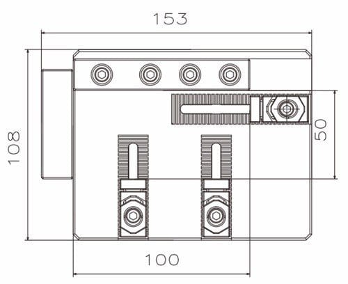 RHS709.1WEDM-50*100mm Tiny Component Clamping Tool