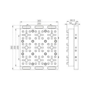 System 3R Compatible 9 Heads Tiny CNC Pneumatic Chuck RHS-S6796.1 - Image 2