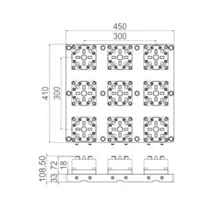 System 3R Compatible 9 in 1 CNC Pneumatic Chuck - Image 4