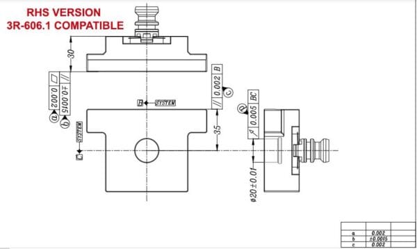 System 3R 3R-606.1 Control ruler Macro Compatible