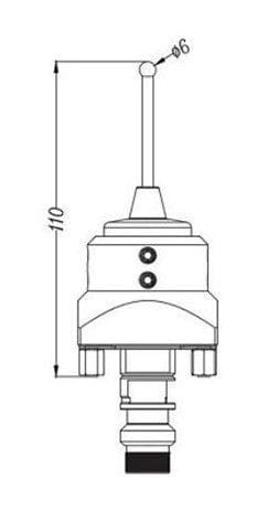 Erowa Sensor with ball ø 5-6mm ER-008638 ER-010562