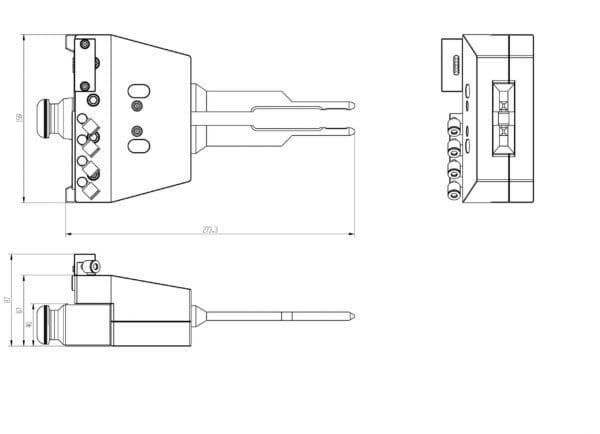 Erowa & Fanuc Robot Compatible Gripper for ITS Holders and Pallets