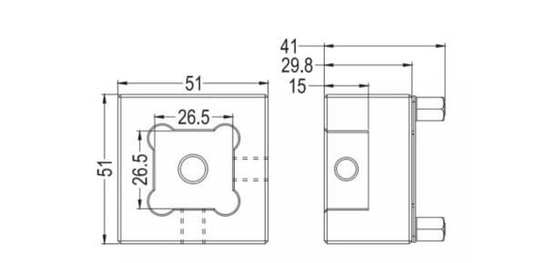 EROWA ER-093765 Compatible Prisround C Electrode S25 Alum Holder