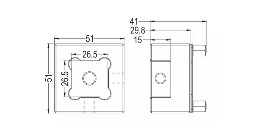 EROWA ER-093765 Compatible Prisround C Electrode S25 Alum Holder