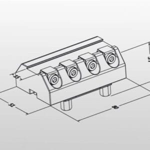 Dovetail Vise mounted on Erowa compatible Plate - Image 3