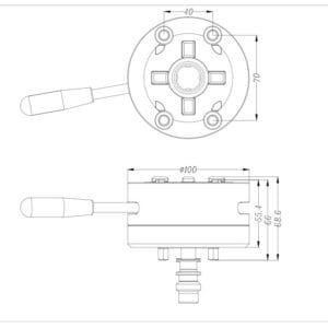 RHS Erowa to System 3R Manual Adapter
