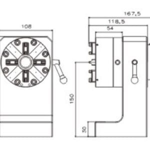 Erowa Manual Indexing Chuck D100 ER-037970 Compatible