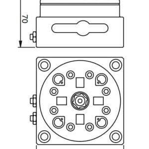 System 3R 3R-600.10-30 Compatible Pneumatic Tablechuck MacroHP