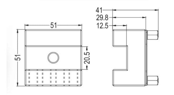 Erowa Uniholder C ER-093774 Compatible EWIS U20 Brass Holder
