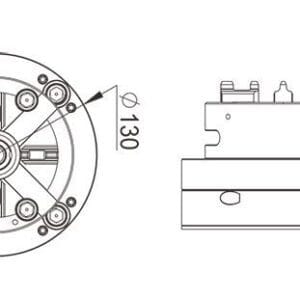 Erowa ER-036345 Compatible QuickChuck 100P Manual with EDM Base