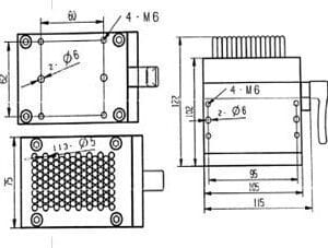 RHS Flexible Clamping Tooling Fixture 115X75X122mm