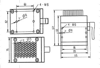 RHS Flexible Clamping Tooling Fixture 115X75X122mm