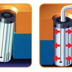 System 3R 3R-901-10RS compatible 3Refix mandrel Ø10mm