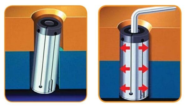 System 3R 3R-901-10RS compatible 3Refix mandrel Ø10mm