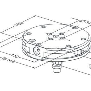 Erowa pallet Ø148 P ER-041912 Compatible