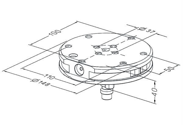 Erowa pallet Ø148 P ER-041912 Compatible