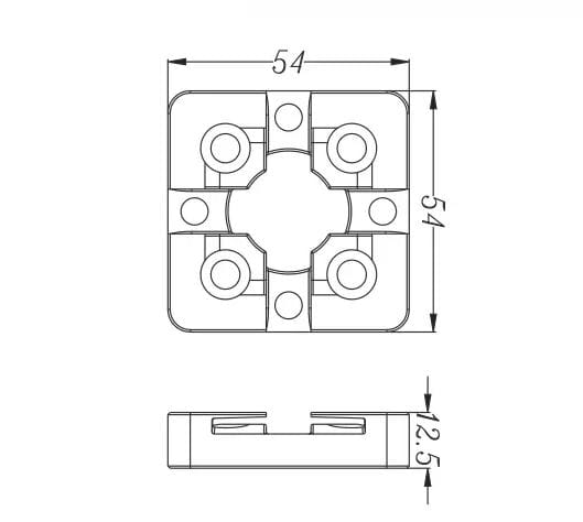 System 3R 3R-651.7E-S 54mm Pallet compatible Macro