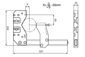 System 3R 3R-293.66HP compatible Universal holder Magnum