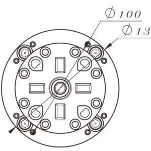 System 3R 3R-600.1-30 Compatible Pneumatic Chuck MacroStd