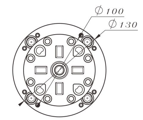 System 3R 3R-600.1-30 Compatible Pneumatic Chuck MacroStd