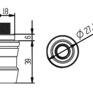 Erowa MTS compatible Locking Spigot C