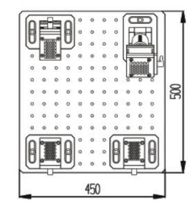 RHS- Flexible pins inspection fixture (manual)