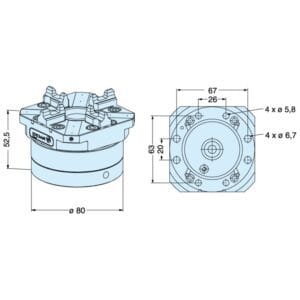 ER-007621 Erowa OEM Rapid-Action Chuck Automatic NSF Inox - Image 1